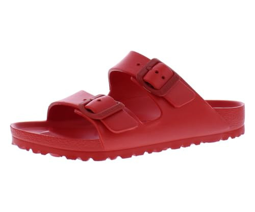 Birkenstock Unisex Arizona Essentials Slide-On Sandal, Active Red, 13-13.5 Women/11-11.5 Men, 44EU | Amazon (US)
