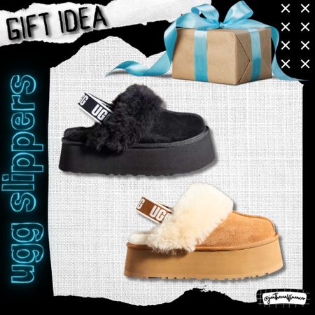 Ugg slippers, Funkette, platform, gift ideas, fur, loungewear, sleepwear, gift idea 

#LTKSeasonal #LTKHoliday #LTKGiftGuide