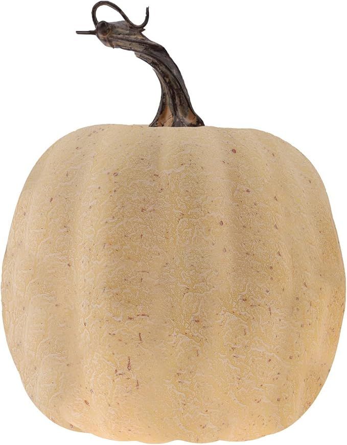 Artificial Large Pumpkins with Frosted Surface Fall Halloween Thanksgiving Fake Pumpkin Decoratio... | Amazon (US)