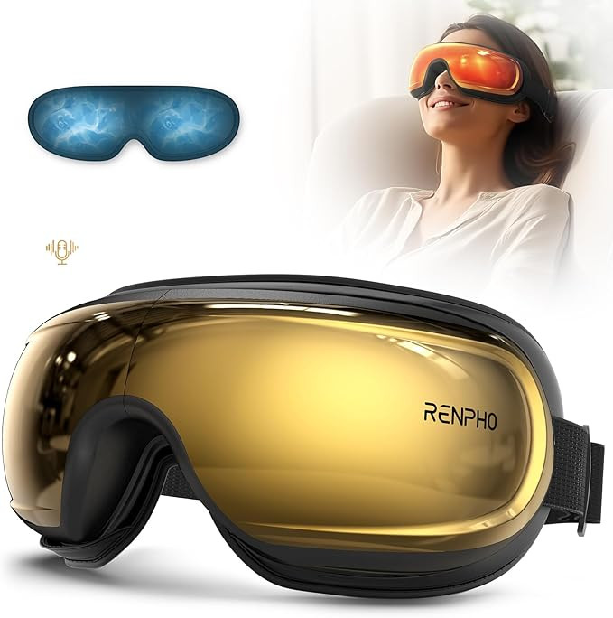 RENPHO Christmas Gifts,Eye Massager with Heat and Cooling, FSA/HSA Eligible, Eyeris 3 Voice Contr... | Amazon (US)
