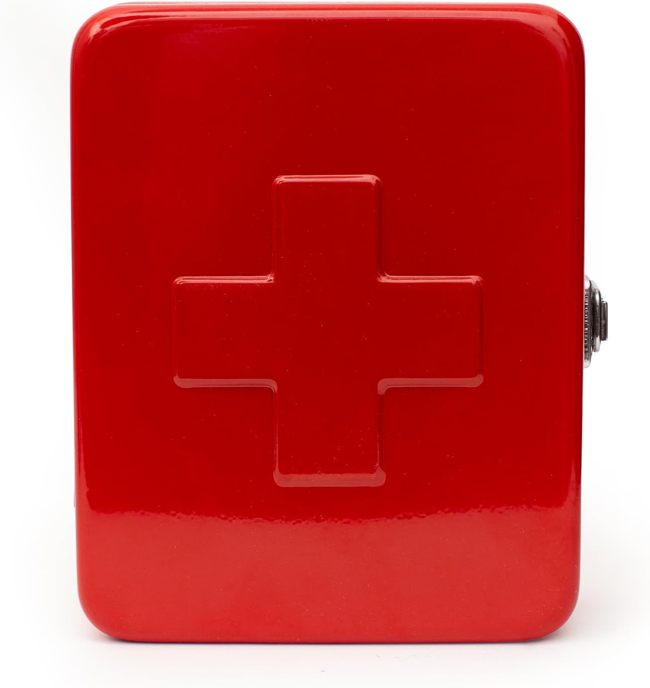 Kikkerland Empty Steel First Aid Kit Case – Multi-Purpose Medical Supply Organizer – Portable... | Amazon (US)