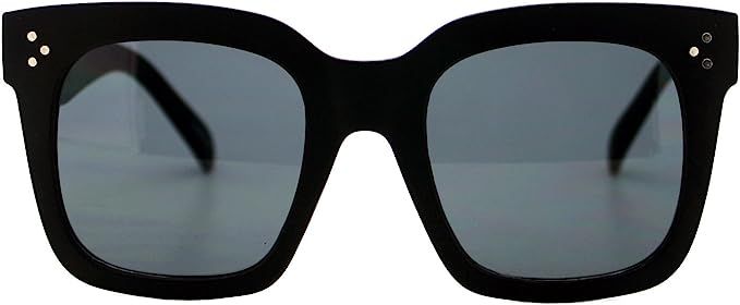 Womens Oversized Fashion Sunglasses Big Flat Square Frame UV 400 | Amazon (CA)