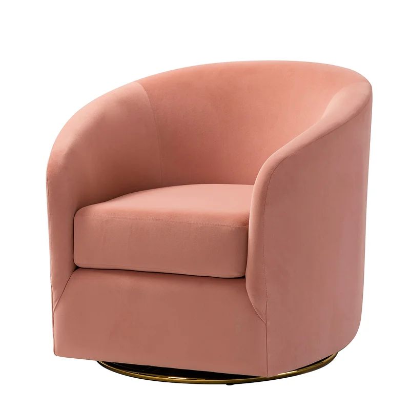 Holden Upholstered Swivel Barrel Chair | Wayfair Professional