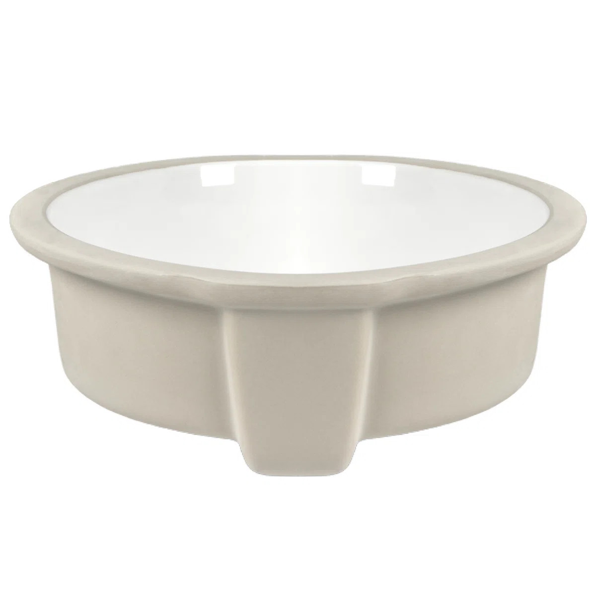 DeerValley 16" x 16" White Ceramic Round Undermount Bathroom Sink with Overflow & Reviews | Wayfa... | Wayfair North America