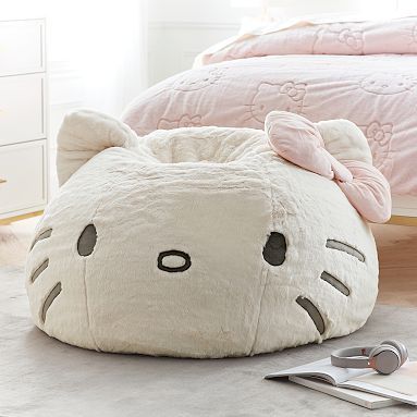 Hello Kitty® Bean Bag Chair | Pottery Barn Teen | Pottery Barn Teen