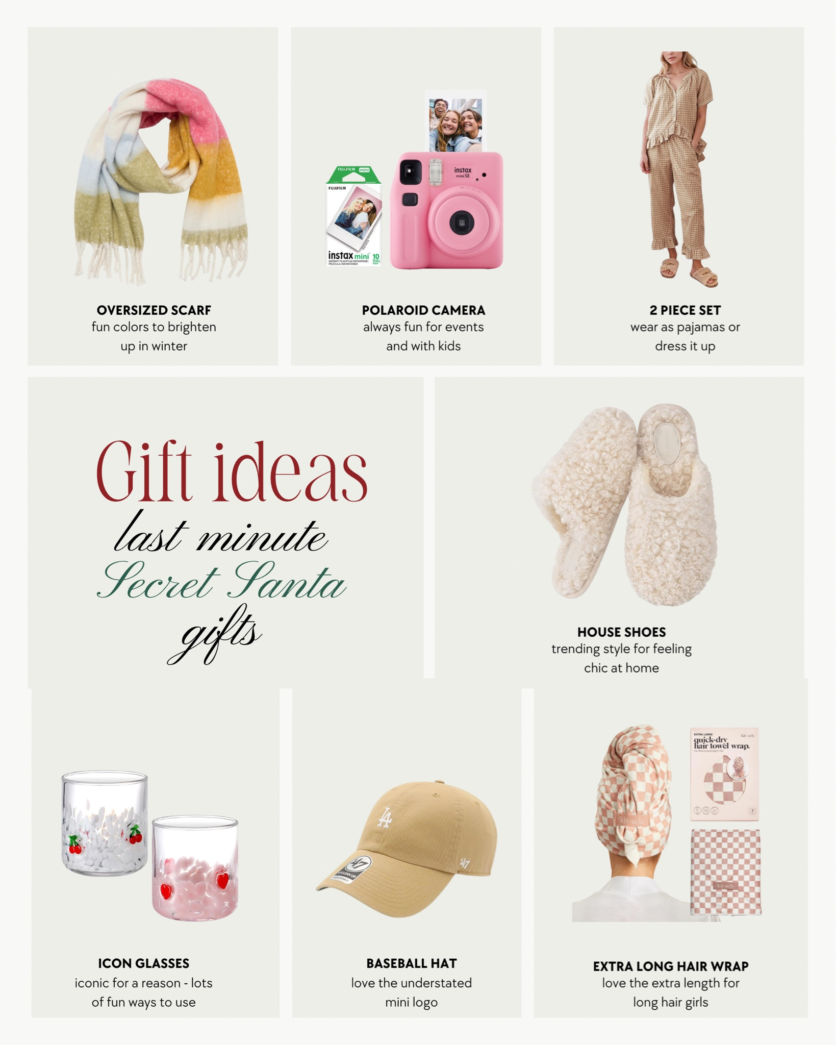 Gift // gift guide // last minute gift // secret Santa // favorite things // white elephant // gift exchange // under 50 // gifts for her 

#LTKHoliday #LTKSeasonal #LTKGiftGuide