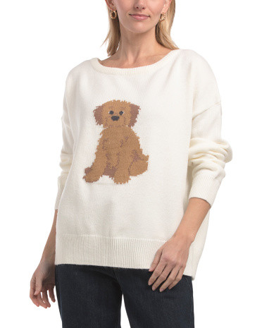 Dog Crew Neck Sweater | TJ Maxx