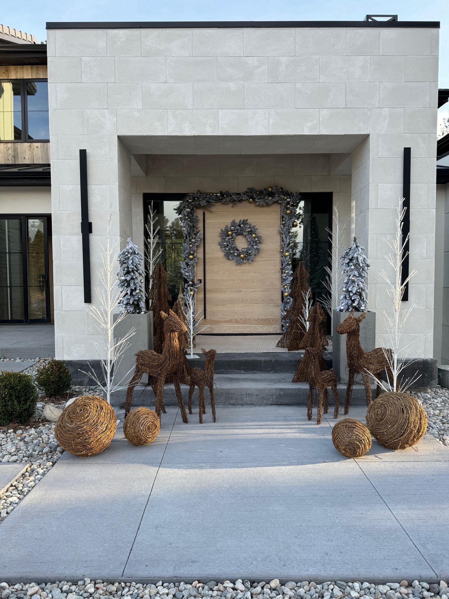 My holiday front porch! Love all these items from PotteryBarn! The deer, spheres, wreath! What’s even more amazing is that majority of this is all on sale! 

#LTKsalealert #LTKHoliday #LTKCyberWeek