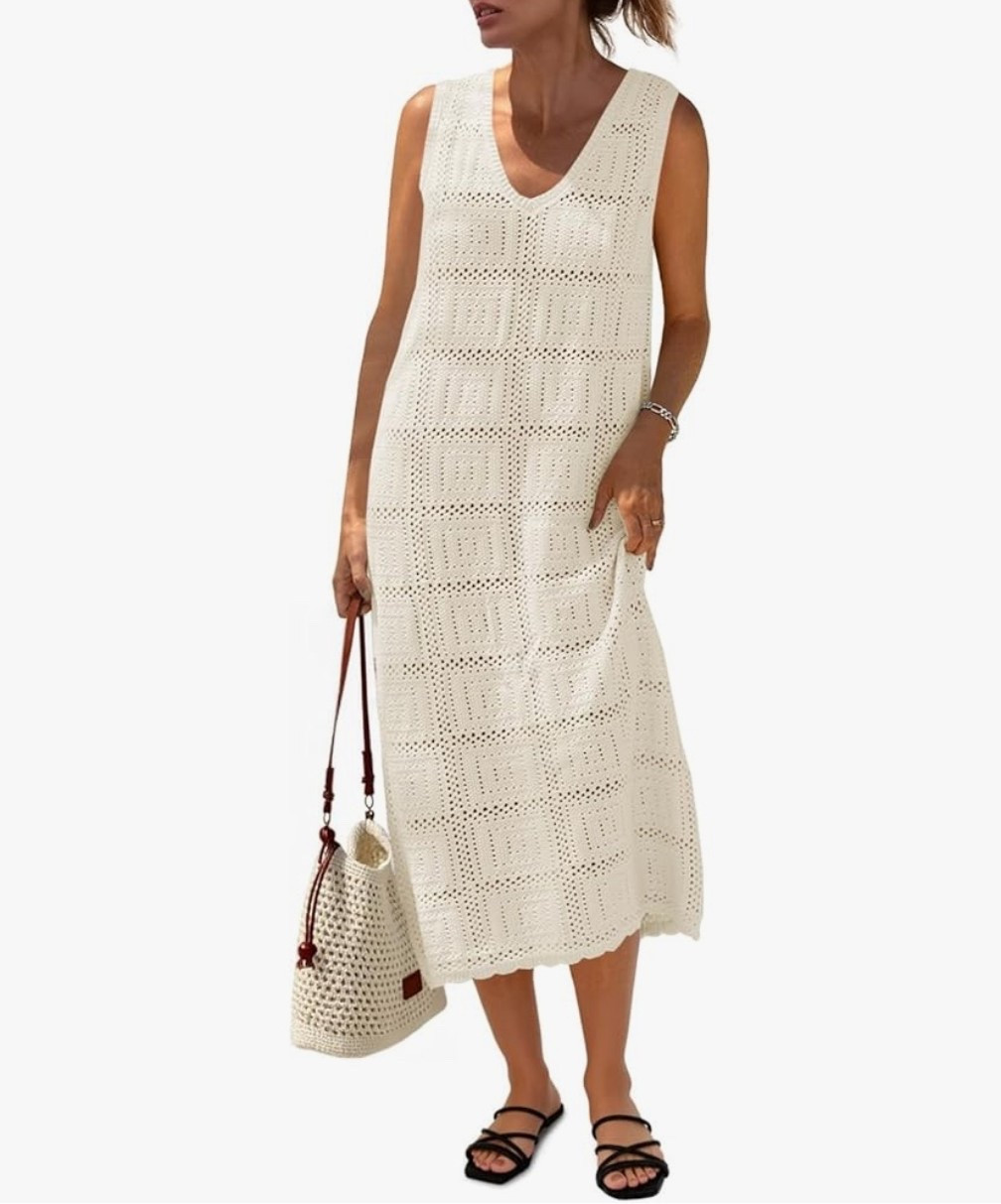 Crochet Swimsuit Coverup

#LTKTravel #LTKSwim #LTKOver40
