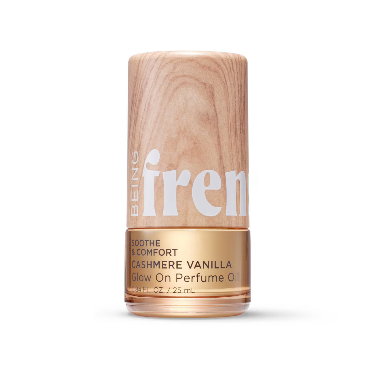Being Frenshe Glow On Roll-On Fragrance with Essential Oils - Fresh Cashmere Vanilla - 0.84 fl oz | Target