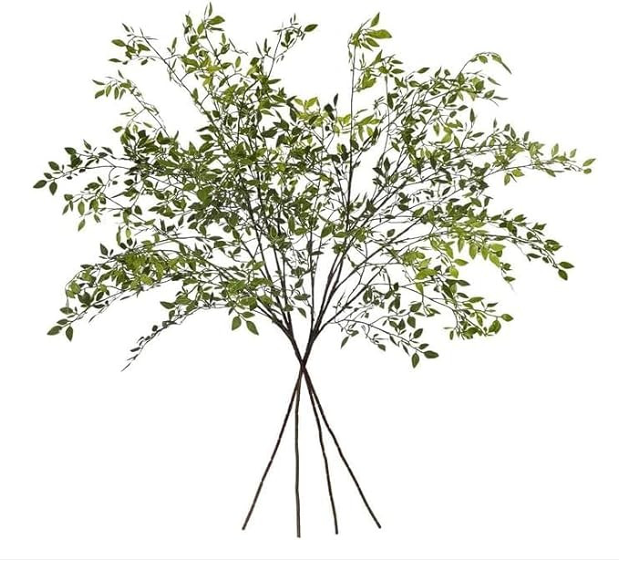 Greenery Stem Vase with Simulated 43.3 inches Stems and Branches Simulated Eucalyptus Leaves for ... | Amazon (US)