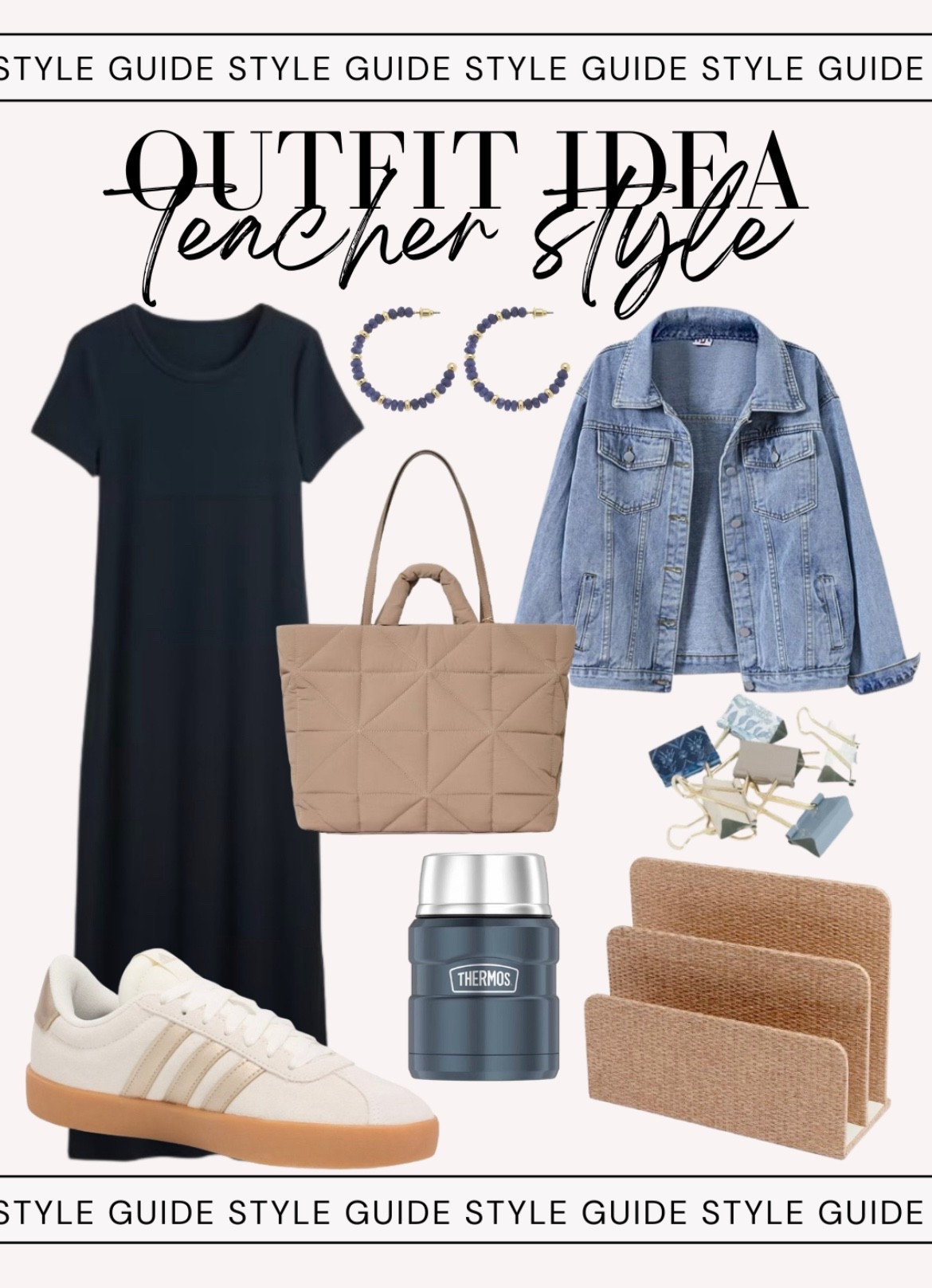 Desk Organizer // Navy Midi Dress // Sneakers // Teacher Bag // Teacher Outfit // Teacher Looks // Teacher Style


#LTKFindsUnder100 #LTKStyleTip