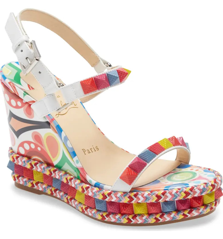 Pyraclou Studded Platform Wedge Sandal | Nordstrom