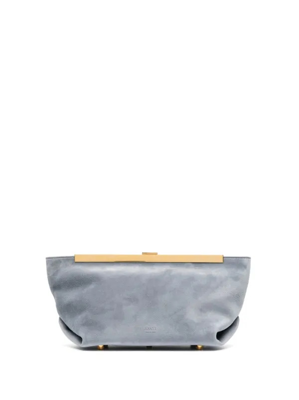 KHAITE Aimee Suede Clutch Bag - Farfetch | Farfetch Global