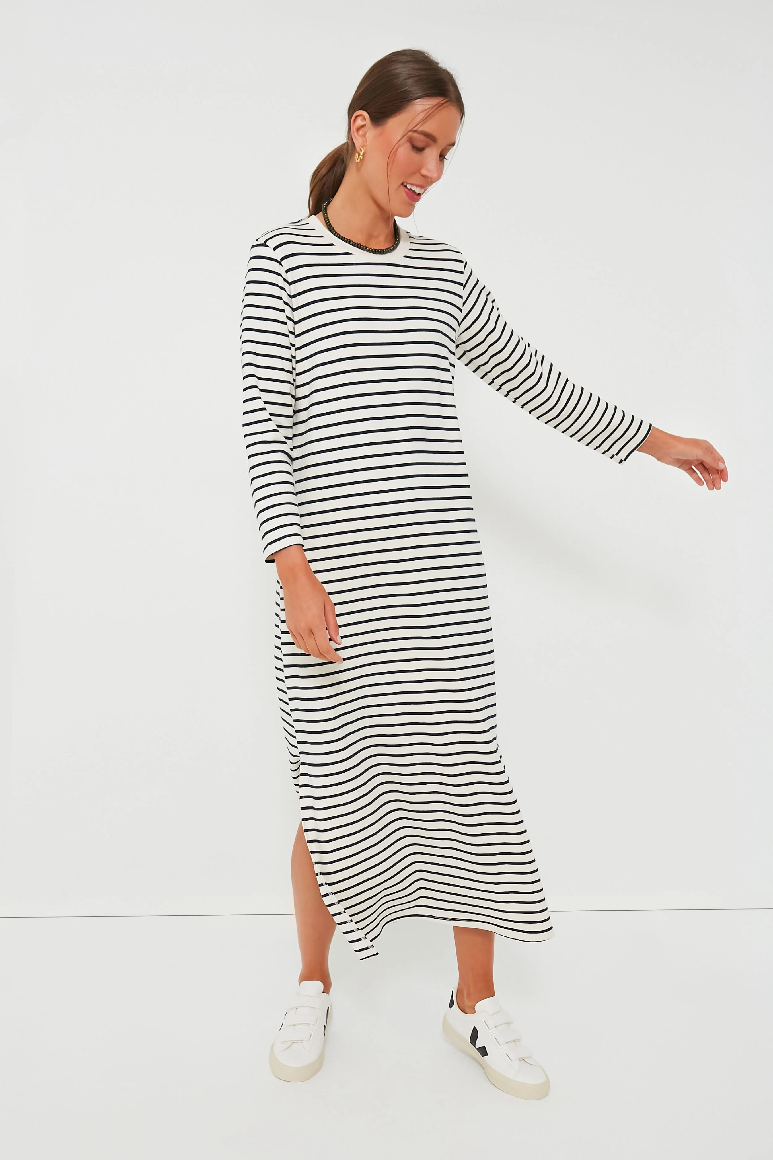 Navy Stripe Gio Maxi Dress | Tuckernuck (US)