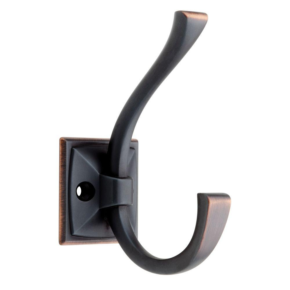 Liberty Ruavista 4-1/3 in. Venetian Bronze with Copper Highlights Coat Hook-137246 - The Home Dep... | The Home Depot