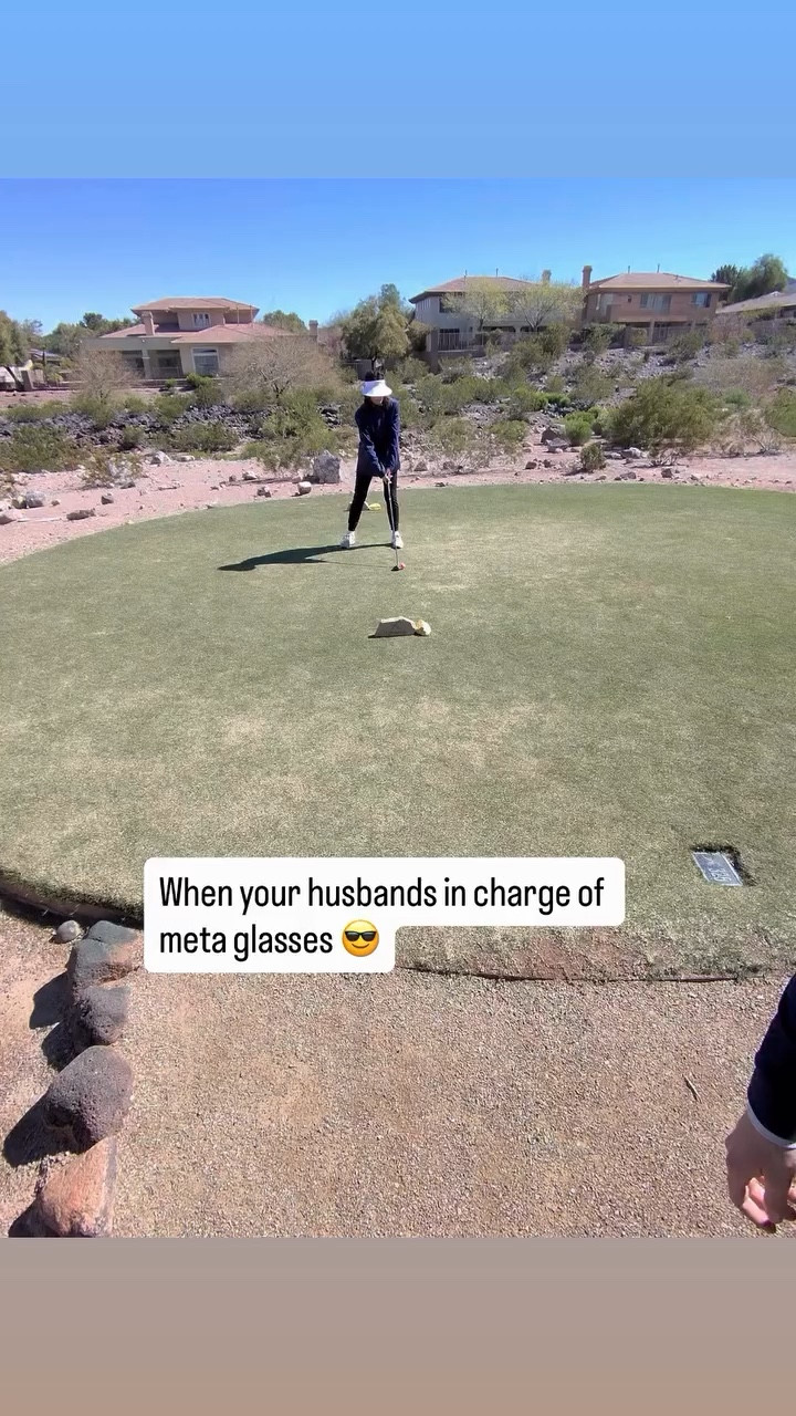 When your husbands in charge of meta glasses 😎