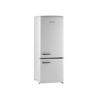 7 cu. ft. Retro Bottom Freezer Refrigerator in Frost White, ENERGY STAR | The Home Depot