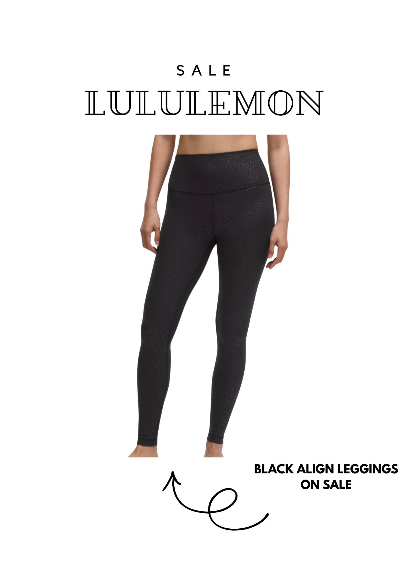 Rare sale on black Lululemon Align leggings! Size down one size!

#LTKActive #LTKSaleAlert #LTKfitnessgoals