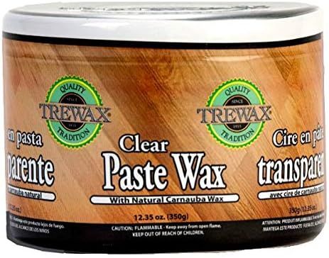 Trewax Paste Wax with Natural Carnauba Wax, Clear, 12.35-Ounce | Amazon (US)