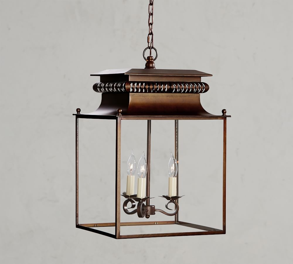 Bolton Metal Lantern Pendant | Pottery Barn (US)