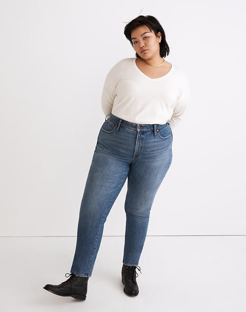 The Plus Perfect Vintage Jean in Belbury Wash: TENCEL™ Denim Edition | Madewell