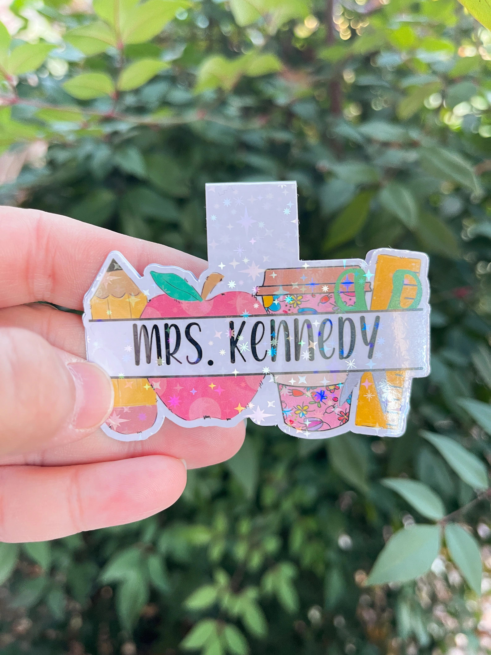 Personalized Teacher Magnetic Bookmark Book Lover Teacher Gifts - Etsy | Etsy (US)