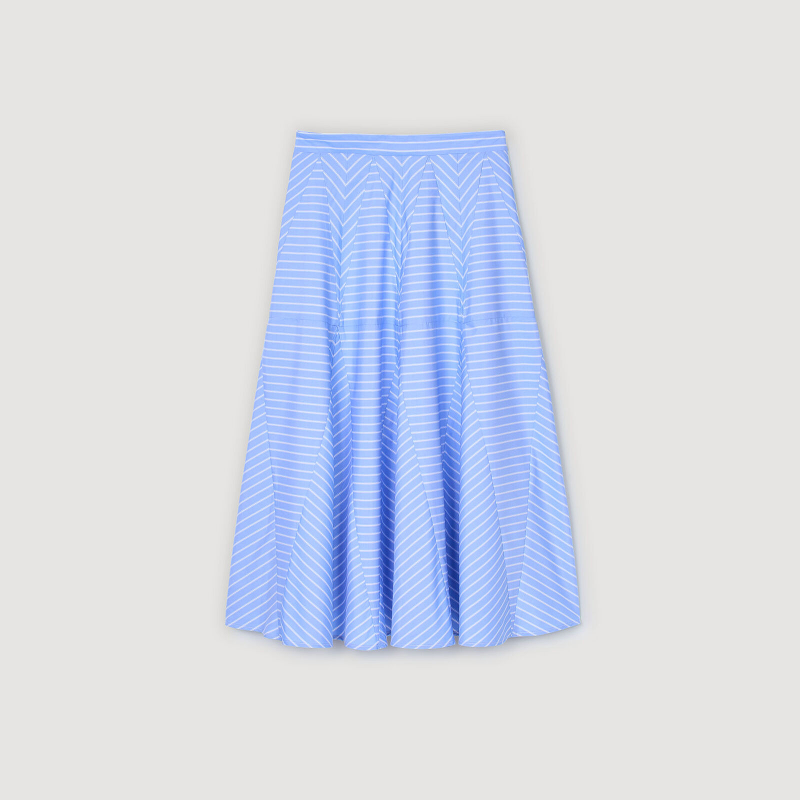 Maxi striped skirt | Sandro US | Sandro-Paris US