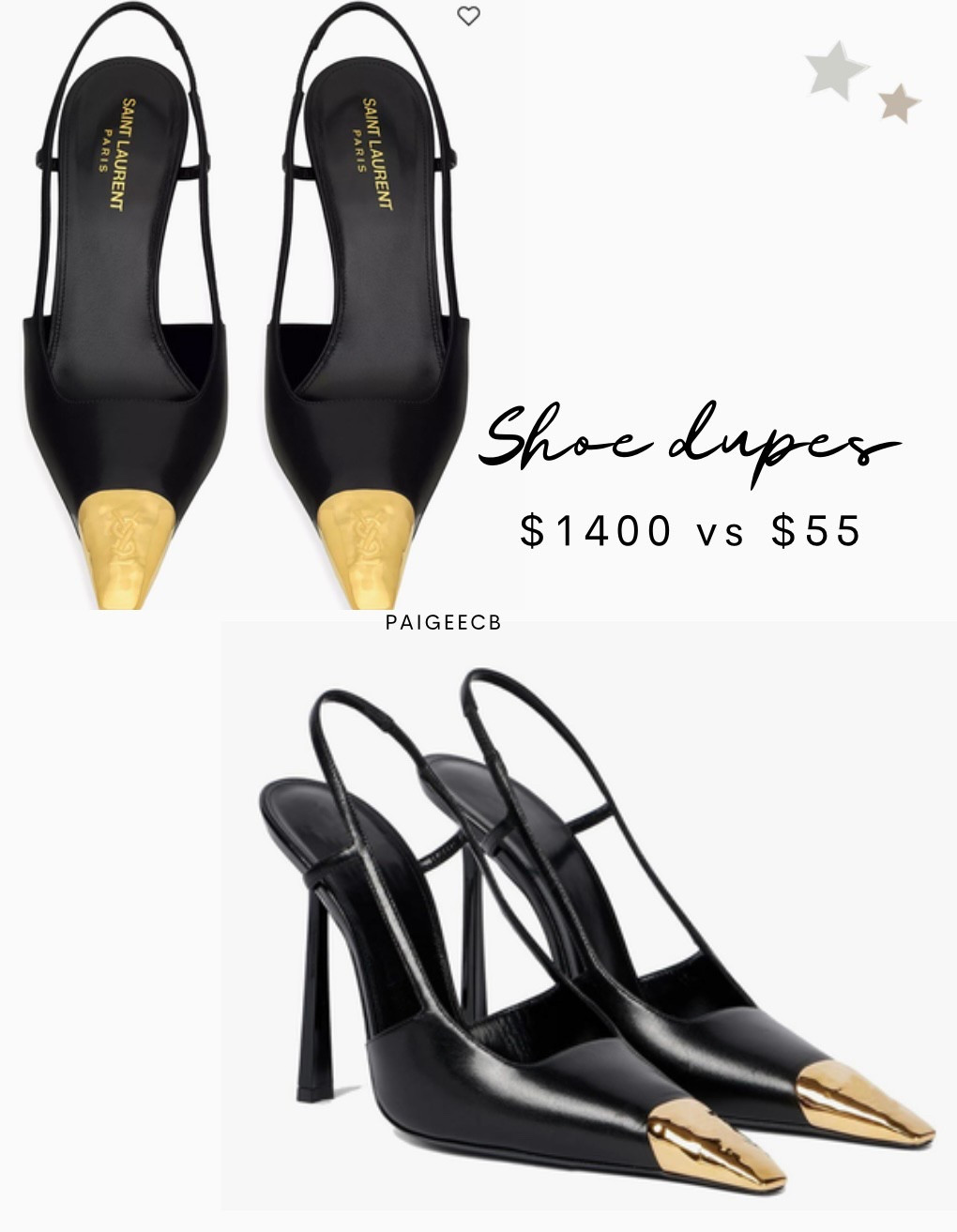 Splurge vs budget 
Amazon heels , ysl heels, black heels 

#LTKShoeCrush #LTKStyleTip #LTKFindsUnder100