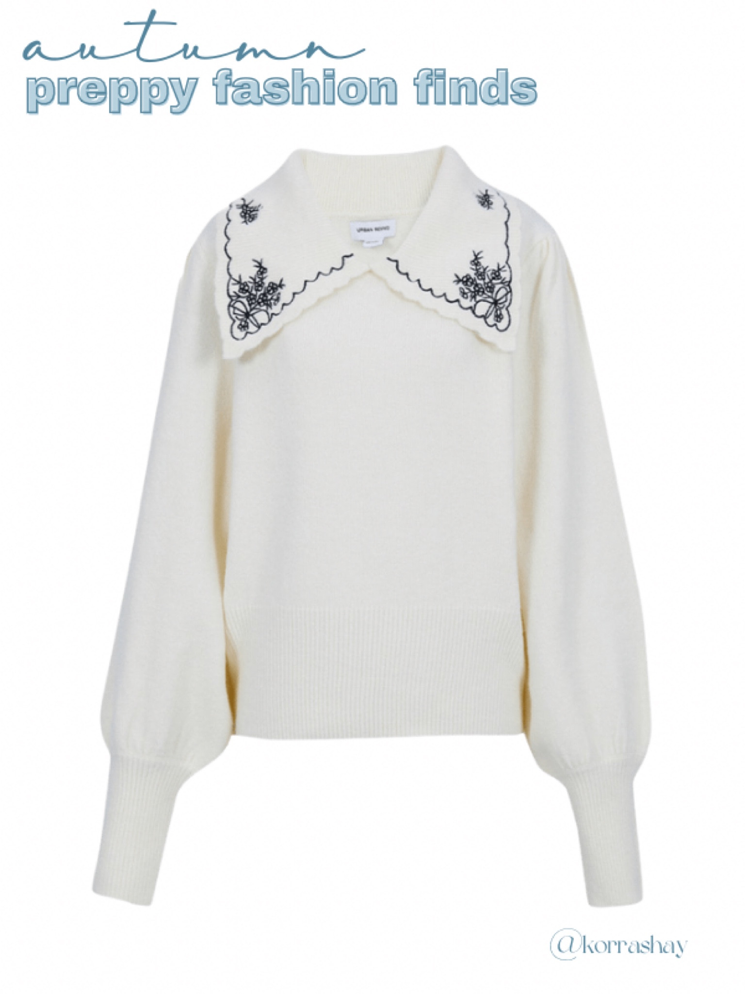 Preppy fall fashion finds!
Floral collar ivory sweater!

🏷
Preppy fall fashion, preppy fall outfits, fall fashion finds, fall fashion ideas, thanksgiving outfit ideas, preppy fashion Inspo 

#LTKSeasonal #LTKfit #LTKstyletip