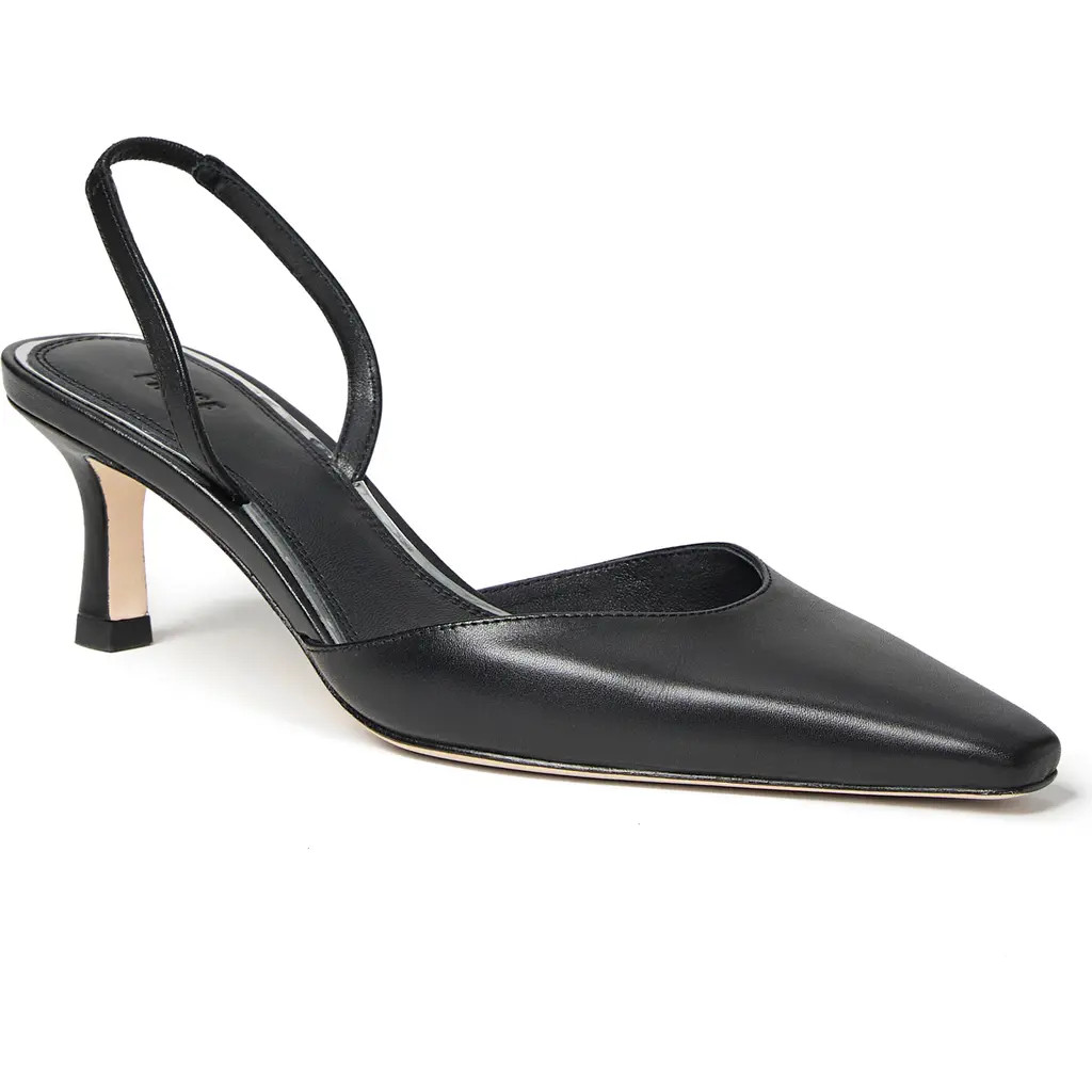 PAIGE Wren Slingback Pump in Black at Nordstrom, Size 5.5 | Nordstrom
