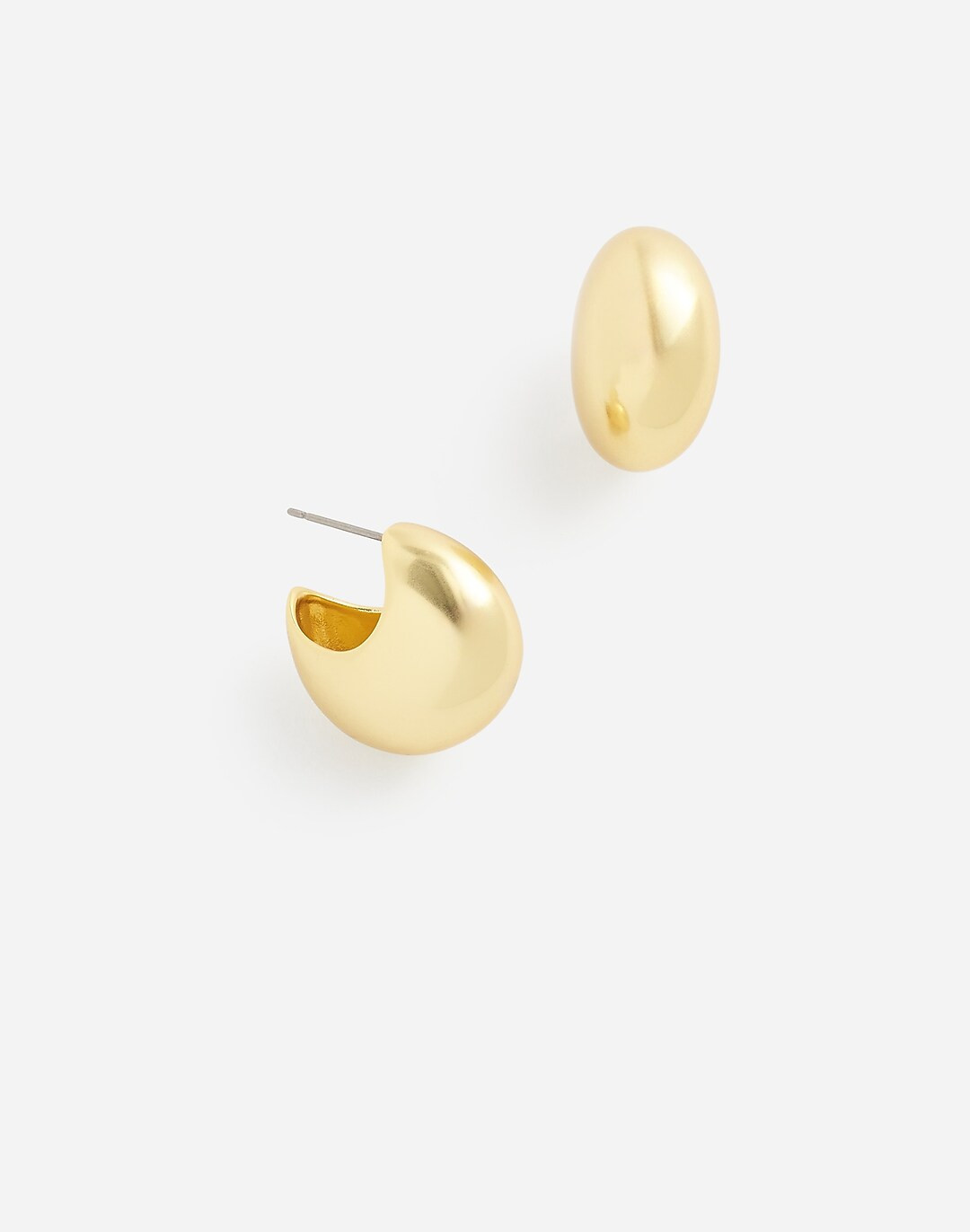 Sculptural Chunky Hoop Earrings | Madewell