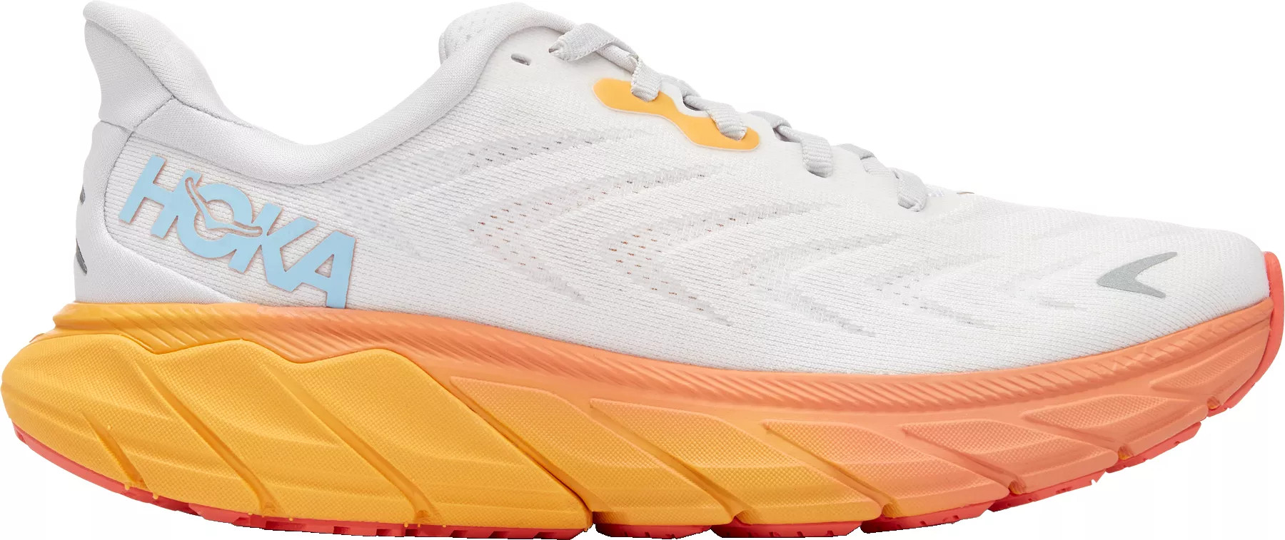 HOKA Women's Arahi 6 Running Shoes, 5.5 W, White/Orange | Back to School | Dick's Sporting Goods