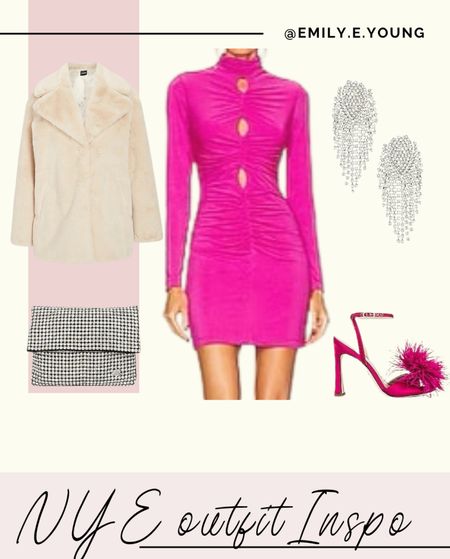 New Year’s Eve outfit,  revolve, party look, holiday style, pink dress, date night, 

#LTKSeasonal #LTKHoliday #LTKstyletip