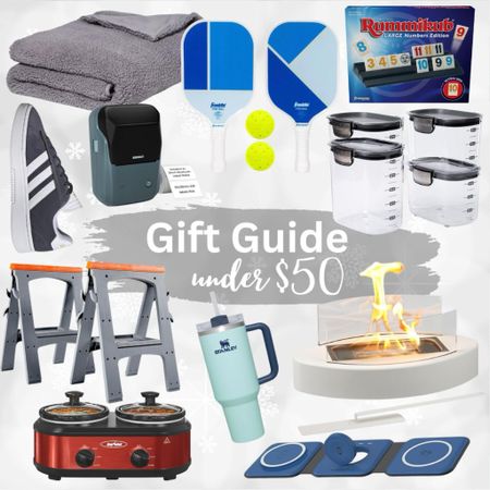 Here’s our gift guide for hitting that $50 gift price point. Between us, we own all of these items and love them! So, whether you are looking for a gift for the DIYer, gamer, techie, or a nice home hostess gift, we’ve got you covered! #treatyourself

#LTKGiftGuide #LTKfindsunder50