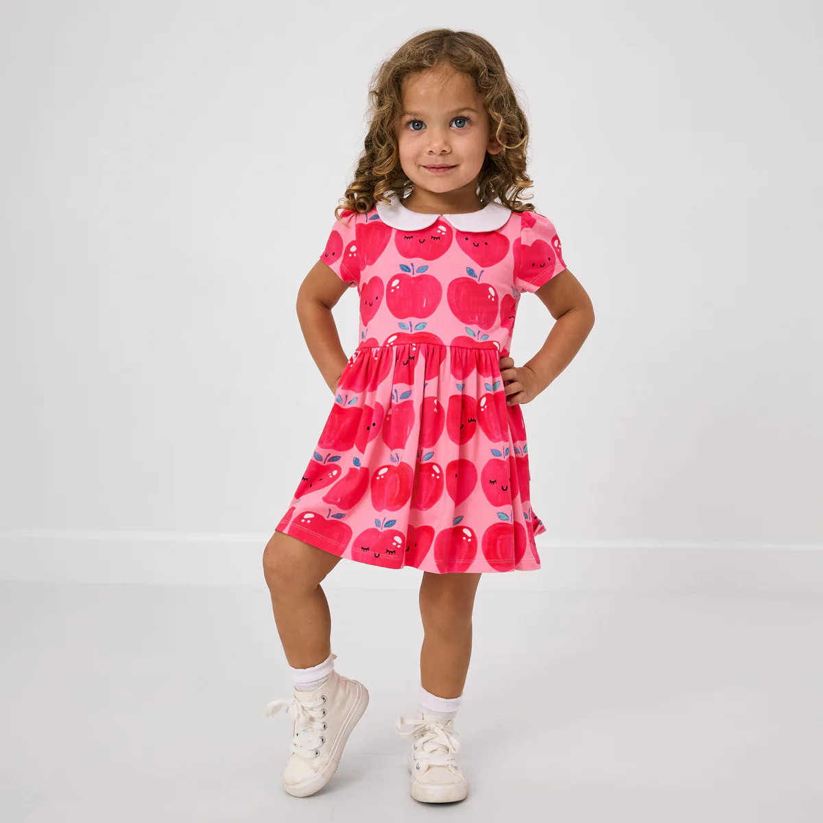 Sweet Orchard
        Collar Skater Dress with Bloomer | Little Sleepies