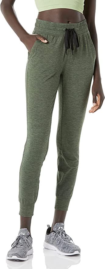 Amazon Essentials Women's Brushed Tech Stretch Jogger Pant (Available in Plus Size) | Amazon (US)