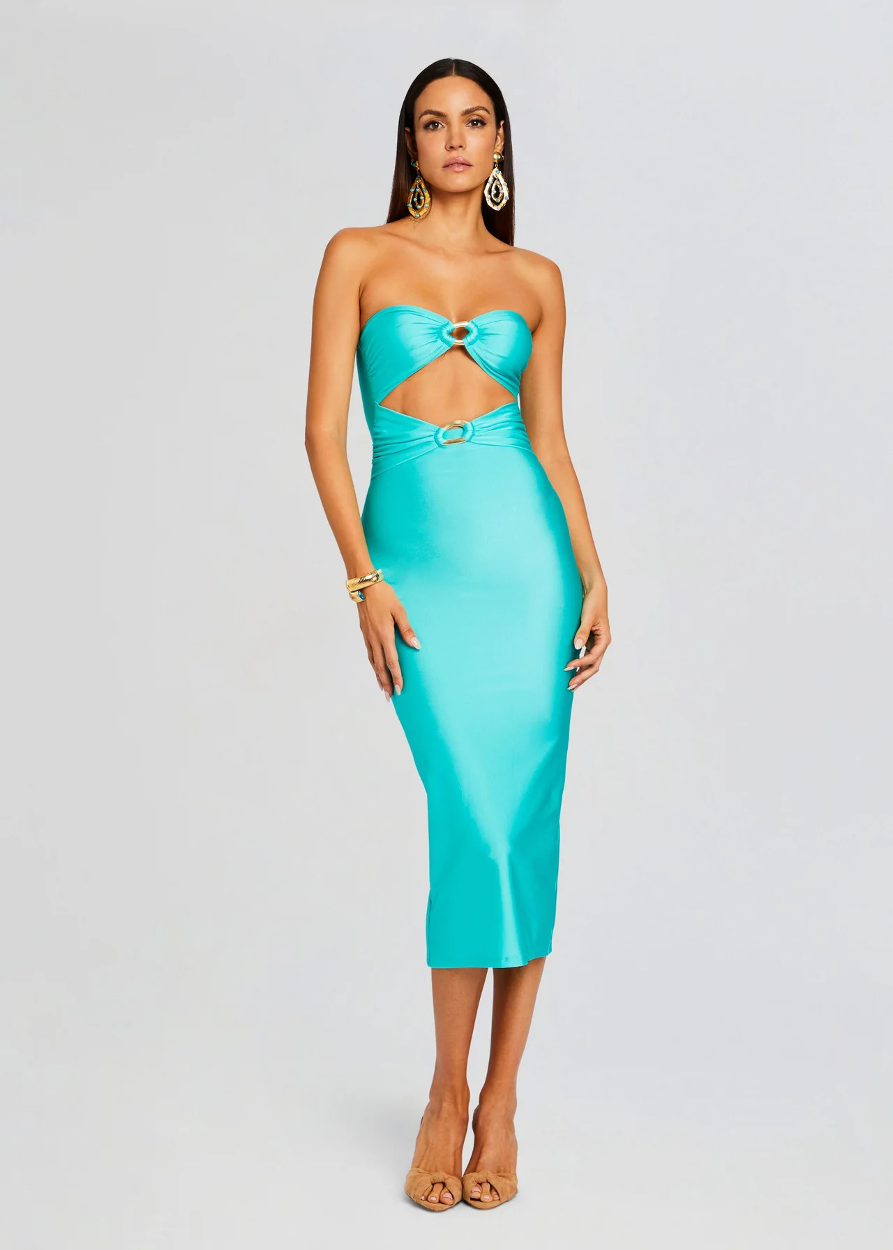 Ida Lycra Midi Dress | Retrofete