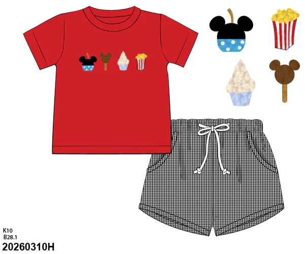 PRE SALE SHIPS JULY: Magical Snacks Shorts Set | Tutti Frutti Kids Co