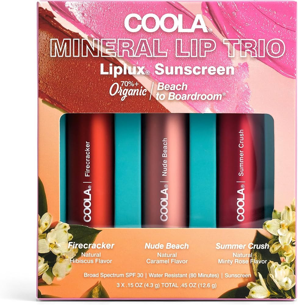 COOLA Organic Tinted Lip Balm & Mineral Sunscreen with SPF 30, Dermatologist Tested Lip Care for ... | Amazon (US)