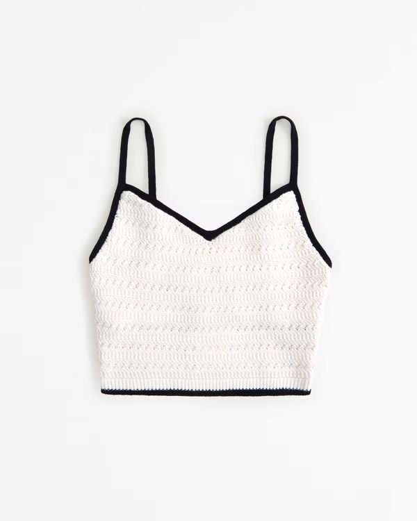 Women's Crochet-Style Bra Top | Women's | Abercrombie.com | Abercrombie & Fitch (US)