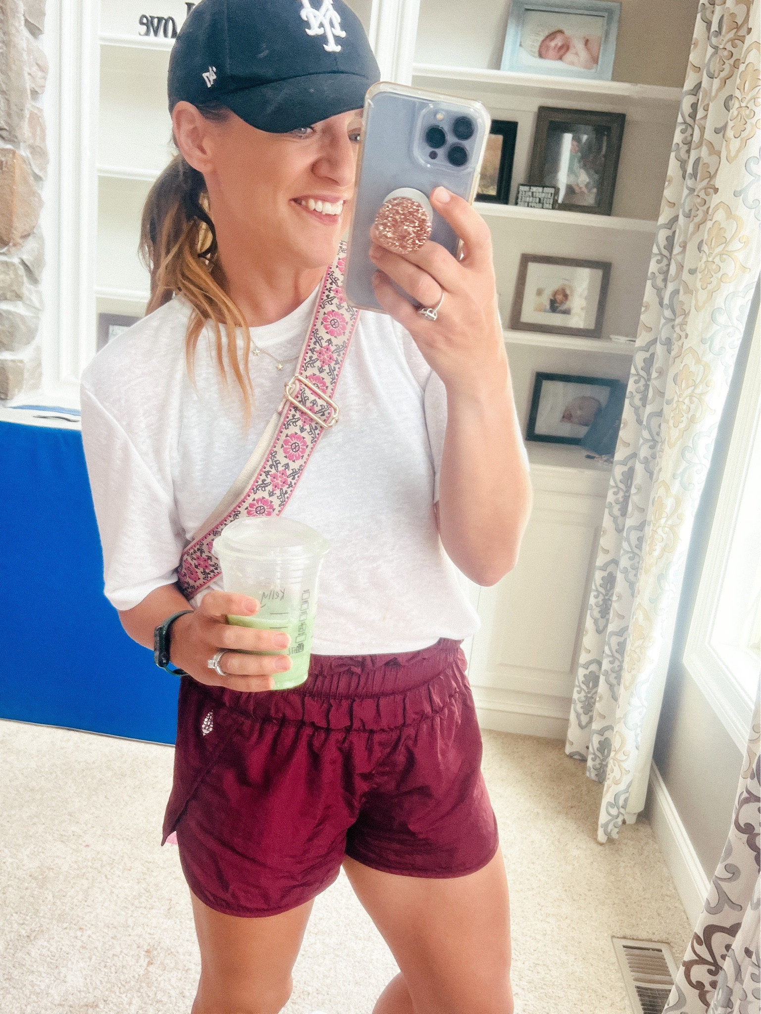 Love these free people movement shorts! And they are on sale right now! Athletic shorts • athleisure • loungewear • running shorts • high waisted shirts •
White t-shirt • cropped tee • casual outfit •‘travel outfit 