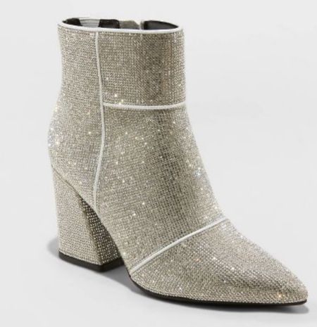 Beautiful silver sparkle boots from Target for $39.99!

#LTKshoecrush #LTKparties #LTKHoliday