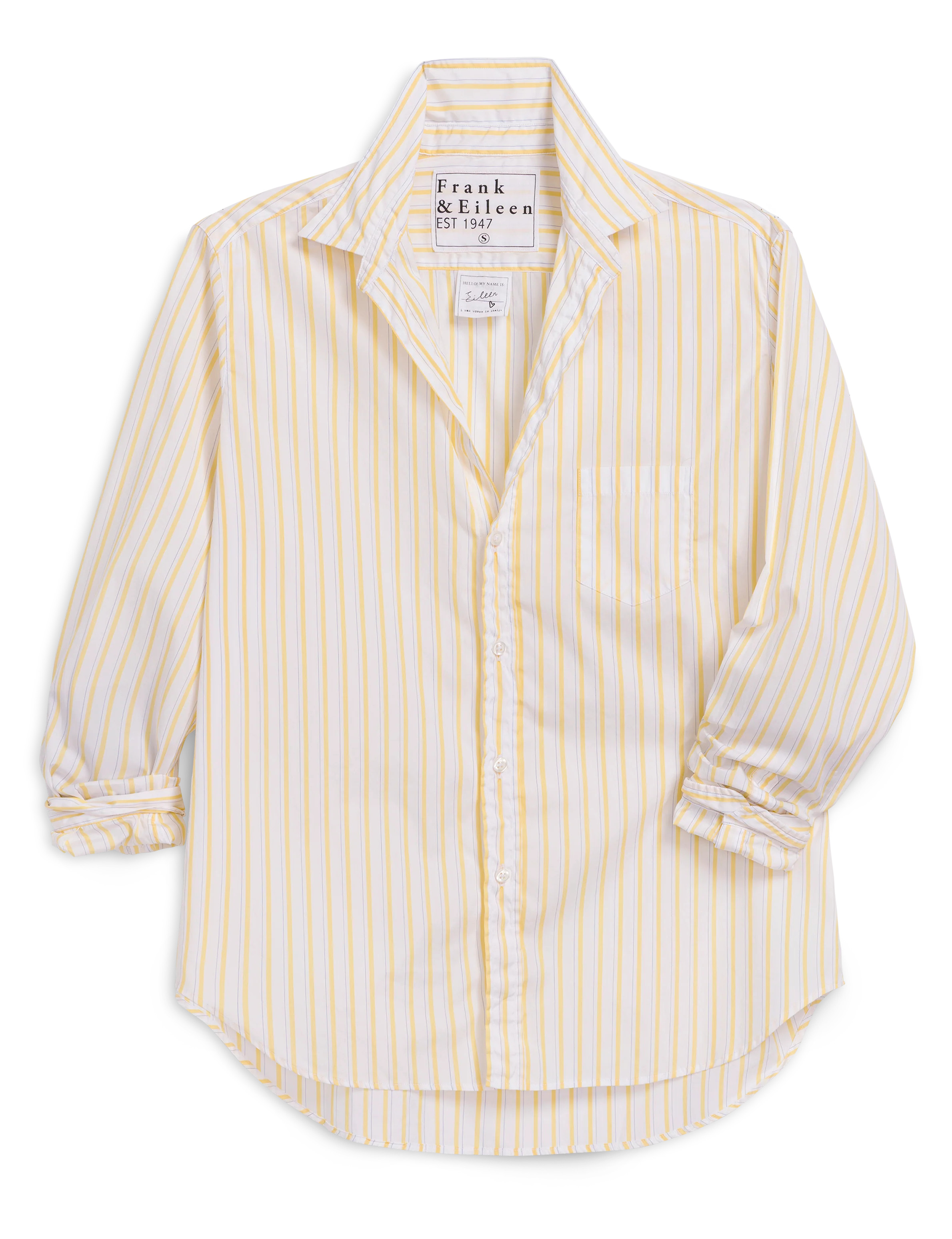 EILEEN Yellow and Navy Stripe, Superluxe | Frank & Eileen