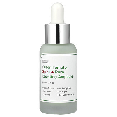 Sungboon Editor, Green Tomato Spicule Pore Boosting Ampoule , 1.01 fl oz (30 ml) | iHerb