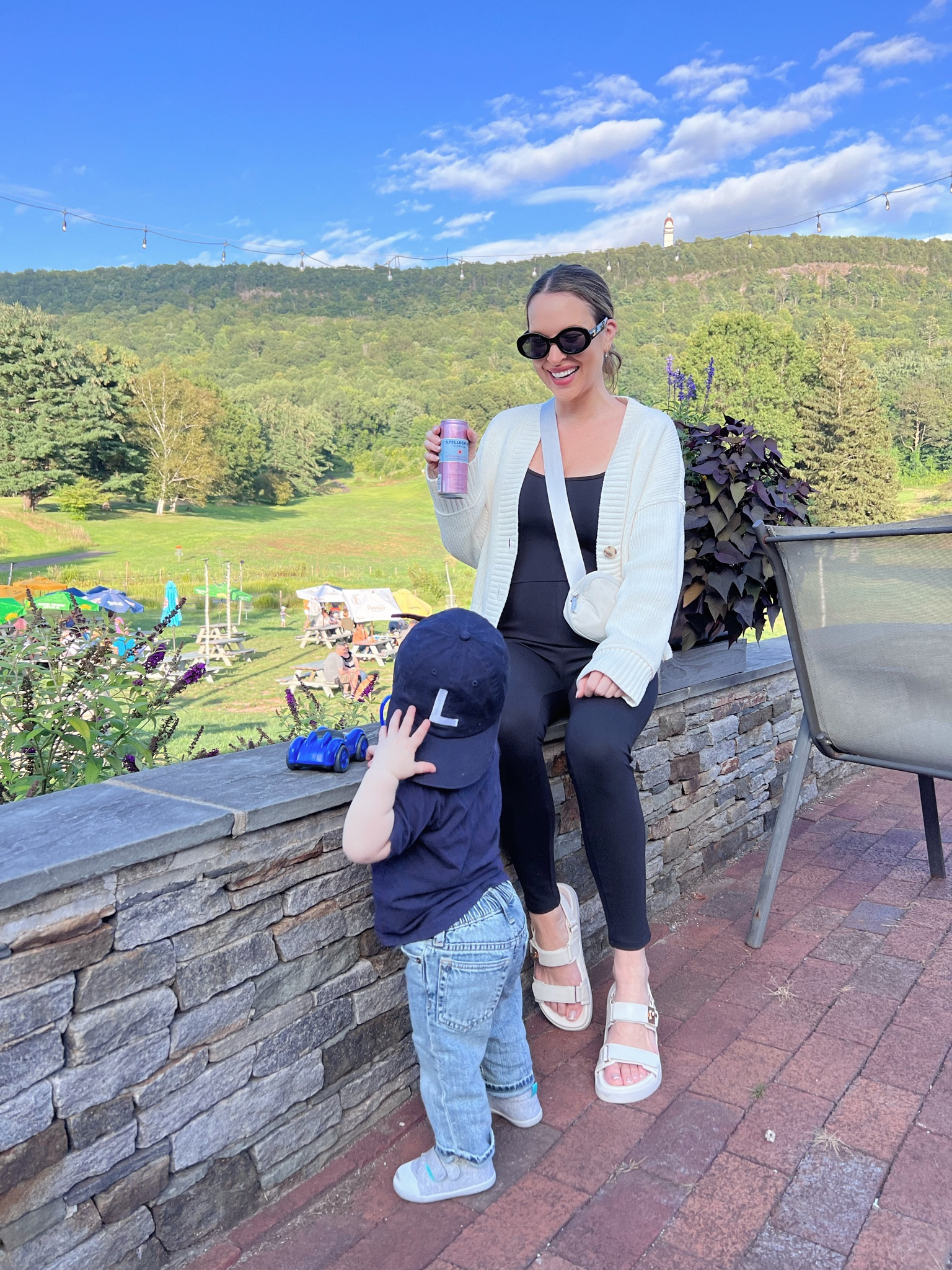 Weekend fits. I linked both of our looks. Wearing S in both the unitard and the sweater (runs true to size). 

Maternity casual outfit, onesie, pregnancy outfit, toddler boy outfit  

#LTKfamily #LTKSeasonal #LTKunder100