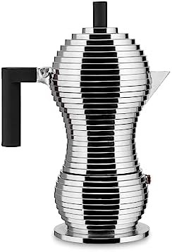 Alessi MDL02/6 B "Pulcina" Stove Top Espresso 6 Cup Coffee Maker in Aluminum Casting Handle And K... | Amazon (US)
