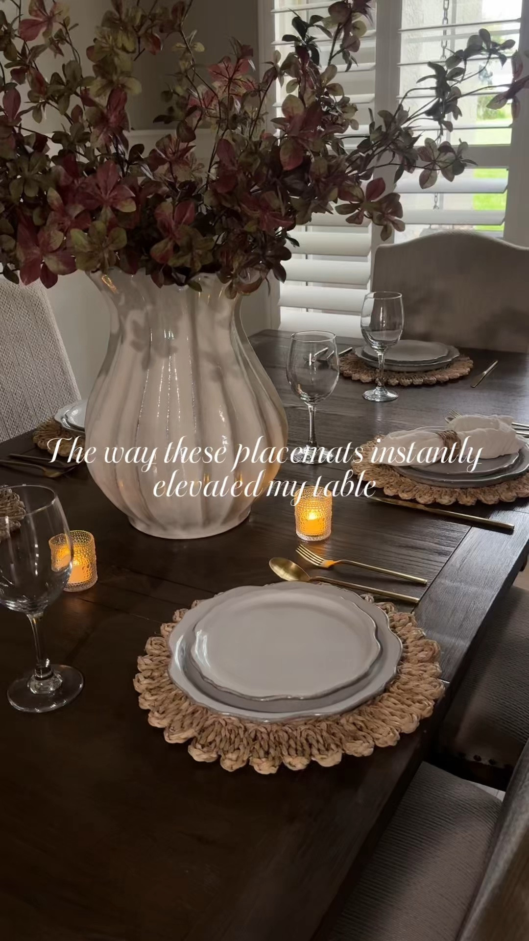 The texture on these is even prettier in person 😍 #AmazonHome #AmazonFinds #TableSetting #HomeDecorInspo #ParkerStyle

#LTKHome