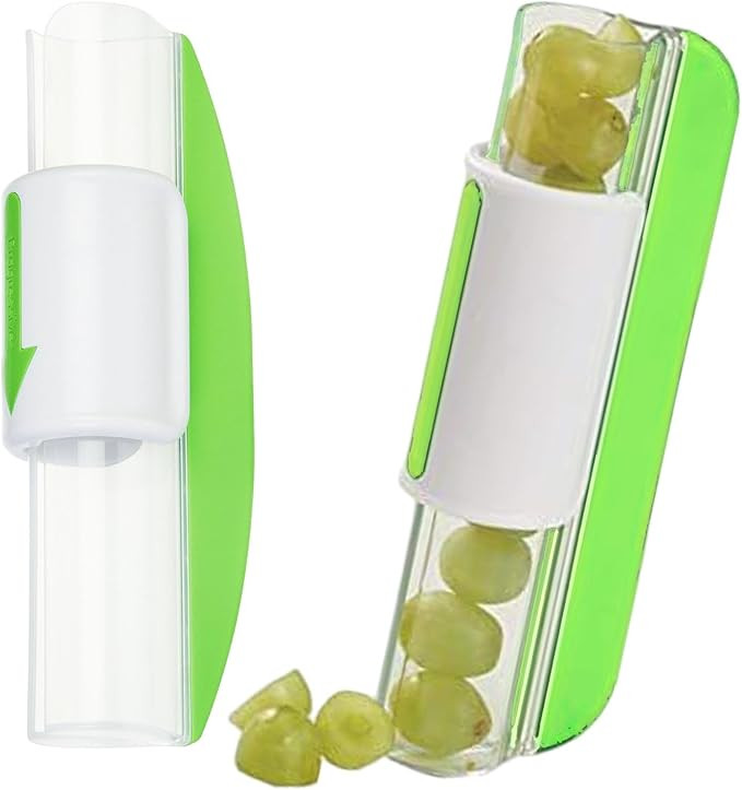 Grape Cutter Tomato Slicer,Multi-Function Small Fruit Cutter Kitchen Accessories Fruit Vegetable ... | Amazon (US)