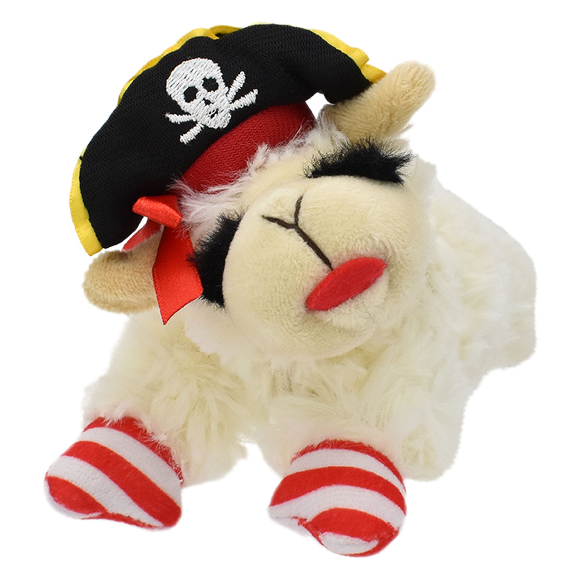Multipet® Halloween Lamb Chop with a Pirate Hat and Striped Paws 6" | PetSmart